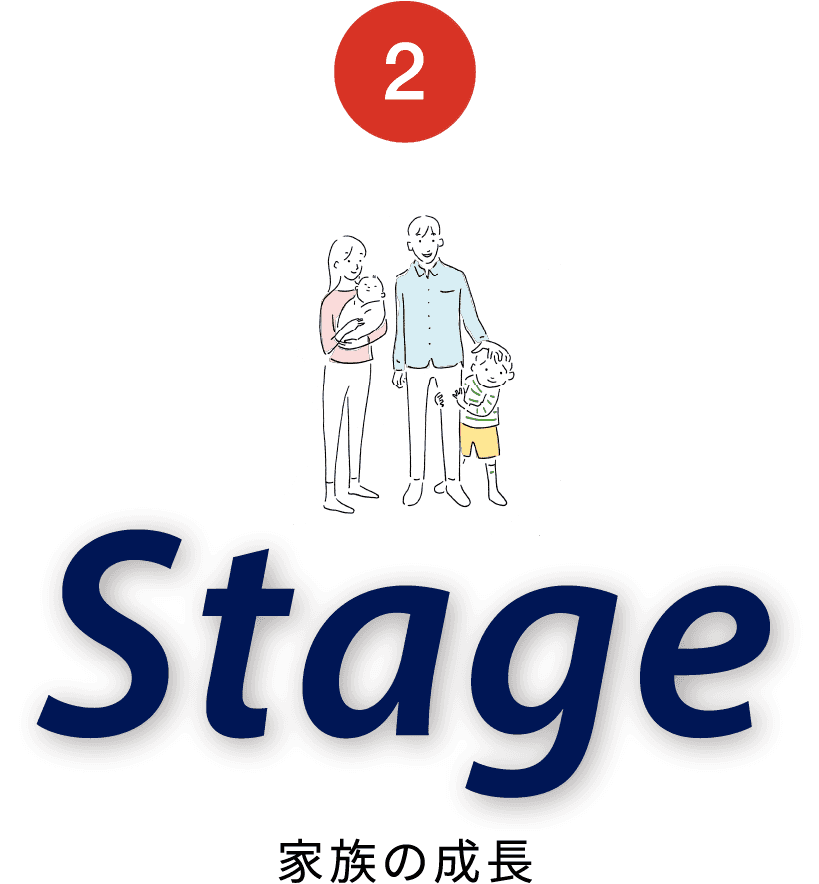 2 stage 家族の成長