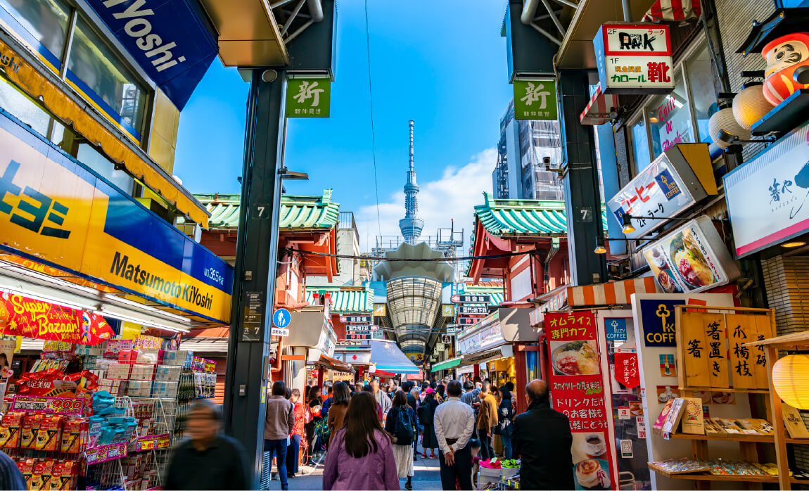 浅草新仲見世商店街写真