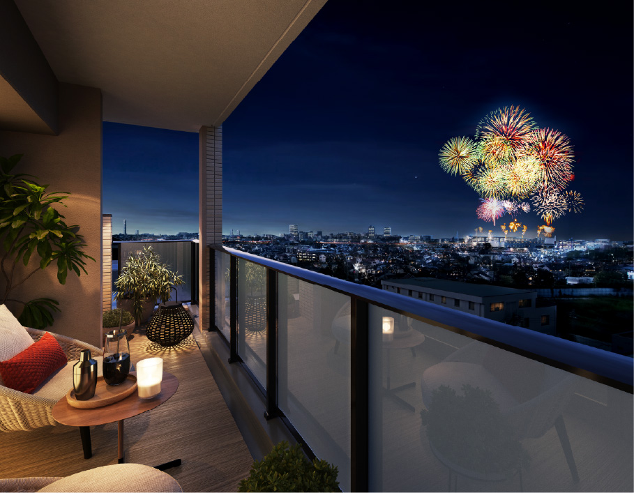 バルコニー完成予想CG